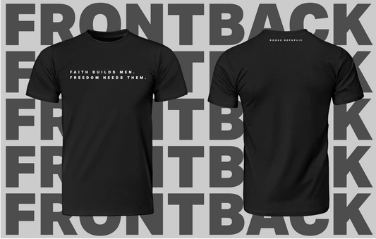 Faith Builds Men Tee Preorder